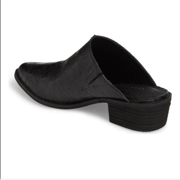 Very volatile Los Angeles Pointed block heel mules - Picture 5 of 6